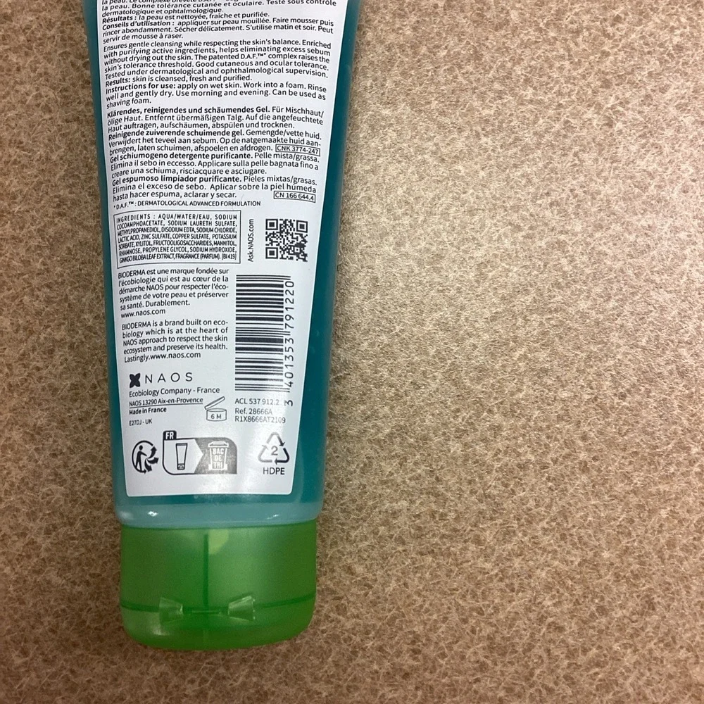 Bioderma Sebium Foaming Gel 100ml